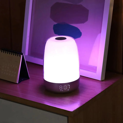 Sunrise Alarm Clock with Dimmable Light and Sound Options