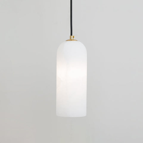 Pendant Light with Alabaster Shade