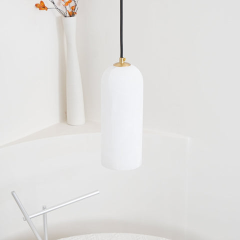 Pendant Light with Alabaster Shade