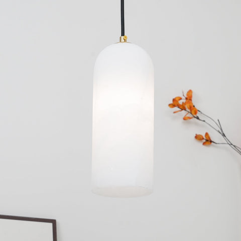 Pendant Light with Alabaster Shade