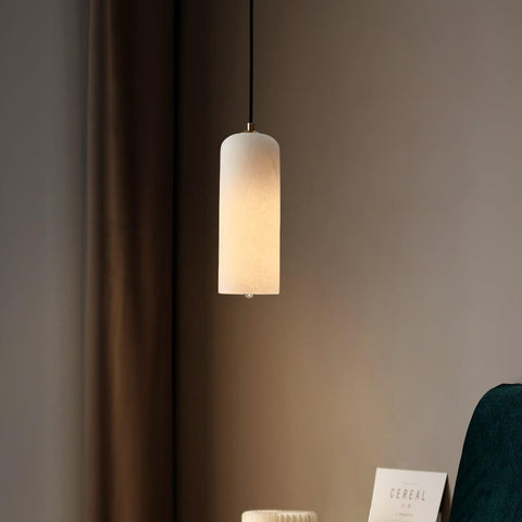 Pendant Light with Alabaster Shade