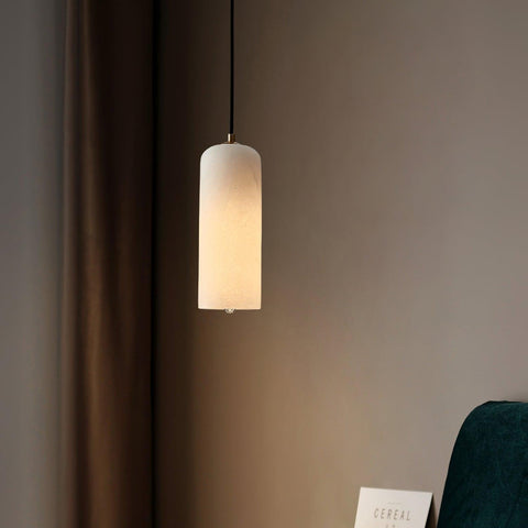 Pendant Light with Alabaster Shade