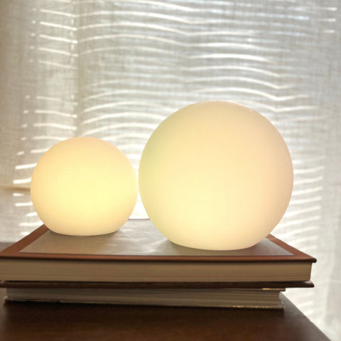 LED Globe Table Lamp with Remote Dimming and Cordless Ambient Lighting