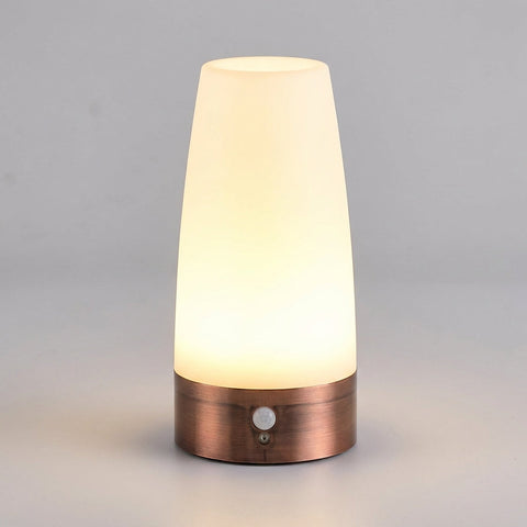 Motion Sensor LED Table Lamp with Battery Power for Convenient Indoor Lighting