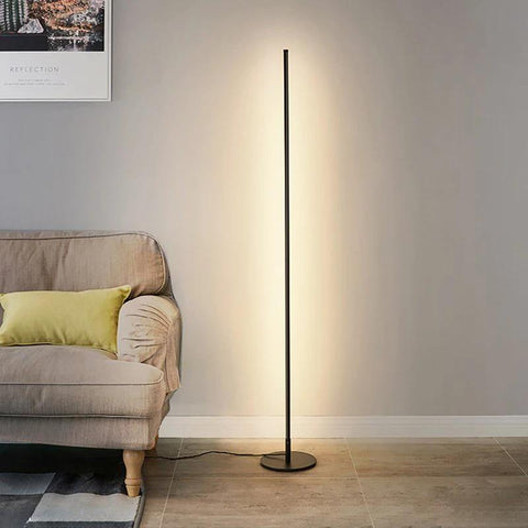 Slim LED Floor Lamp with Remote Dimming — product view
