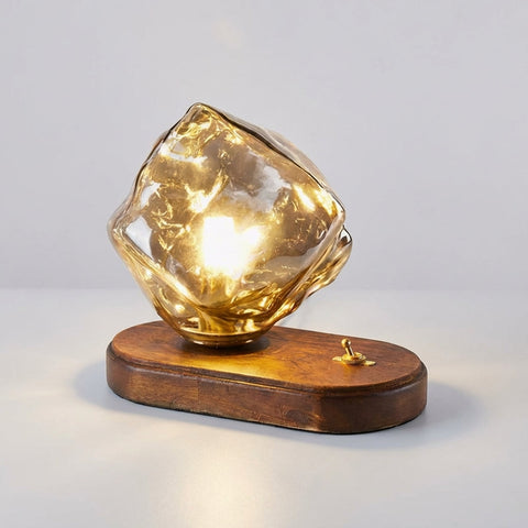 Nature-Inspired Accent Lamp with Organic Sculptural Form