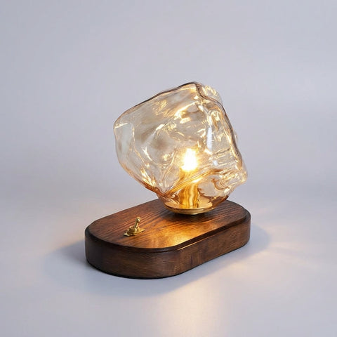 Nature-Inspired Accent Lamp with Organic Sculptural Form