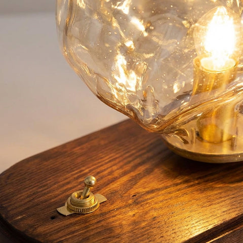Nature-Inspired Accent Lamp with Organic Sculptural Form