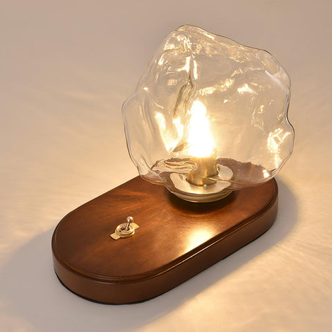 Nature-Inspired Accent Lamp with Organic Sculptural Form