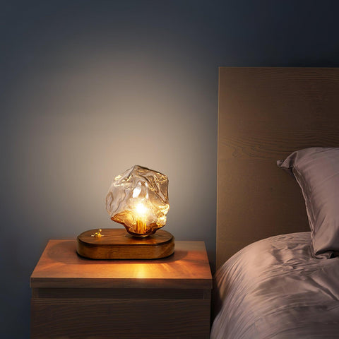 Nature-Inspired Accent Lamp with Organic Sculptural Form