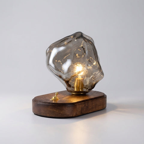 Nature-Inspired Accent Lamp with Organic Sculptural Form