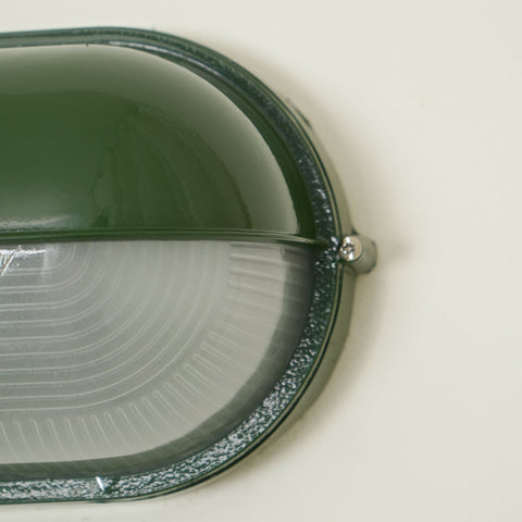 Industrial Glass Outdoor Wall Light for Porch and Patio Lighting