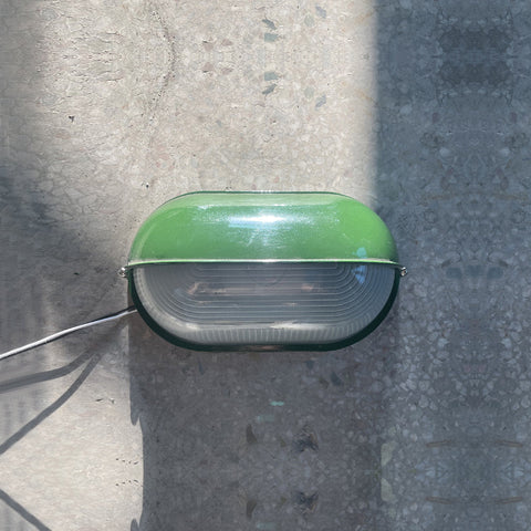 Industrial Glass Outdoor Wall Light for Porch and Patio Lighting