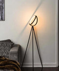 Tripod Floor Lamp with Adjustable LED Ring — product view