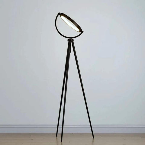Tripod Floor Lamp with Adjustable LED Ring — product view