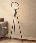 Tripod Floor Lamp with Adjustable LED Ring — product view