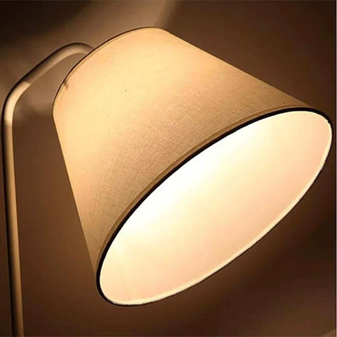 Wooden Floor Lamp with Integrated Side Table — product view