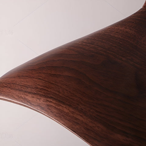 Pendant Light with Sculptural Resin Folded Shade