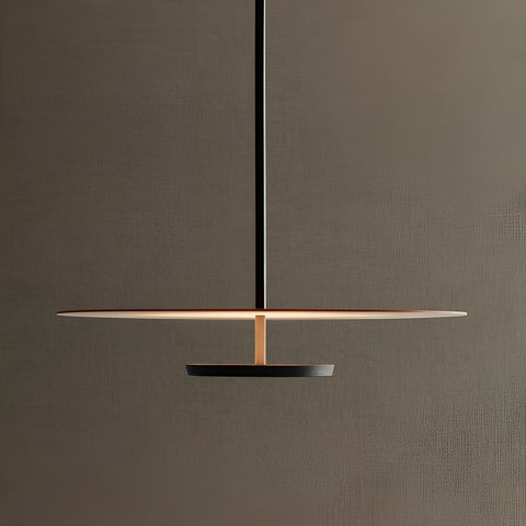 Pendant Light with Slim Circular Scandinavian LED Design