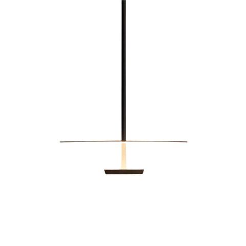 Pendant Light with Slim Circular Scandinavian LED Design
