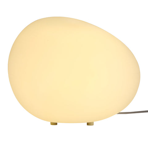 Pebble-Shaped LED Table Lamp with Three-Color Adjustable Light