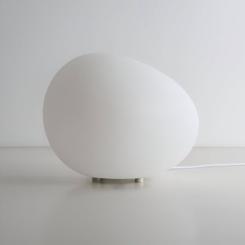 Pebble-Shaped LED Table Lamp with Three-Color Adjustable Light