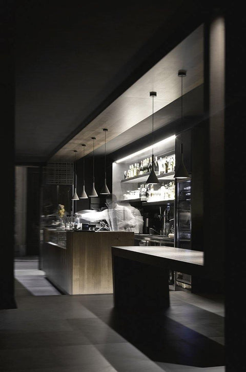 Concrete Cone Pendant Light for Kitchen Island and Dining Lighting