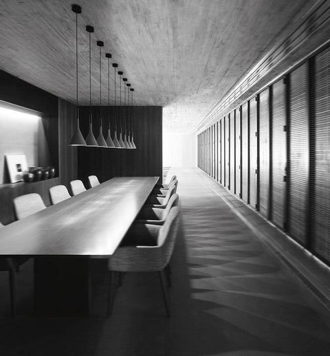 Concrete Cone Pendant Light for Kitchen Island and Dining Lighting