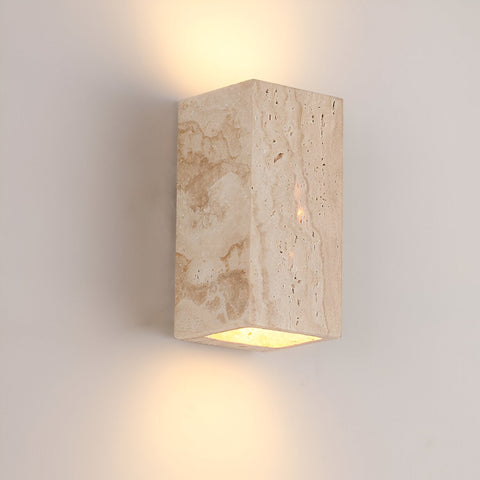 Travertine Stone LED Wall Light