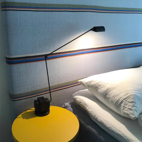 Desk Lamp with Articulated Metal Arm and Adjustable LED Light