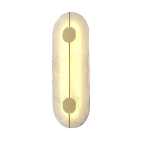 Wall Light with Minimalist Marble Design