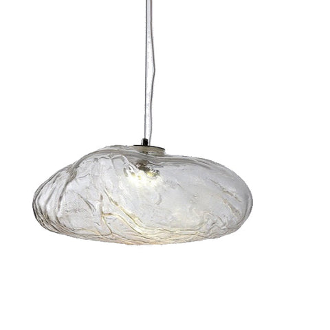 Organic Glass Cloud Pendant Light