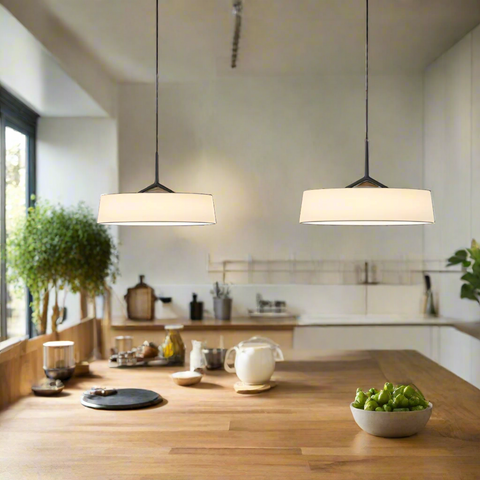 Pendant Light with Minimalist Metal Shade