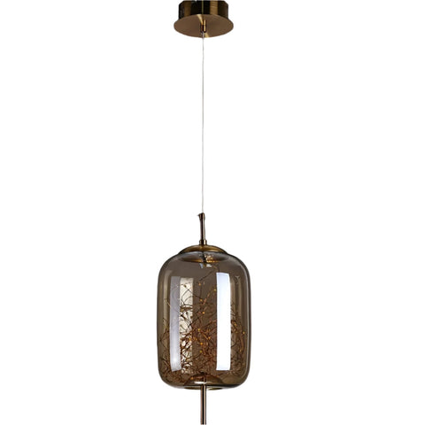 Pendant Light with Modern Glass Shade
