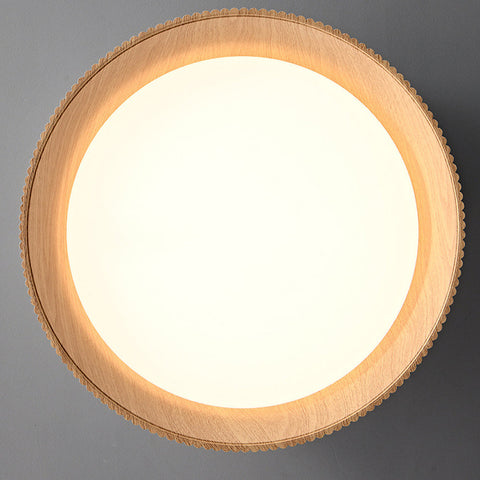 Ribbed Pendant Light with Integrated LED
