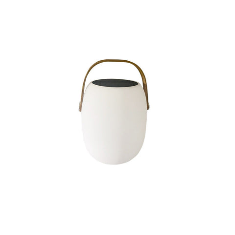 Portable Solar Basket LED Lamp for Outdoor Ambient Lighting