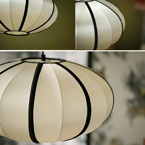 Pendant Light with Silk Veil Shade