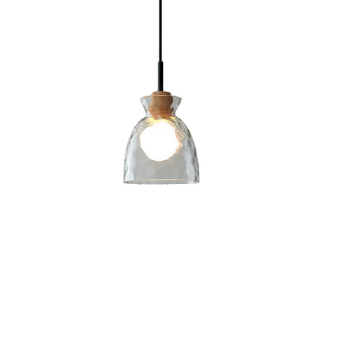 Pendant Light with Clear Glass Shade