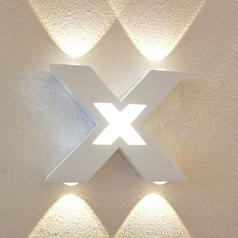 X-Design Outdoor LED Wall Light with Up-and-Down Beams