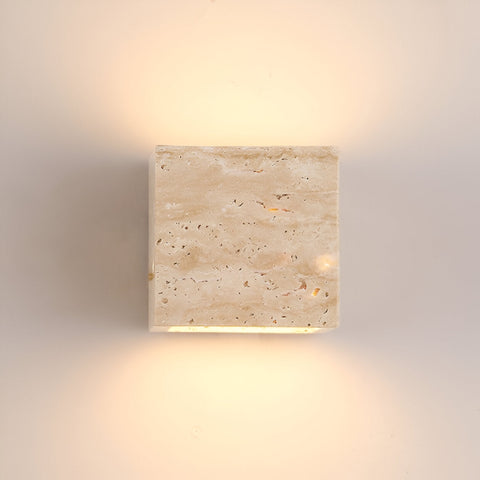 Travertine Stone LED Wall Light