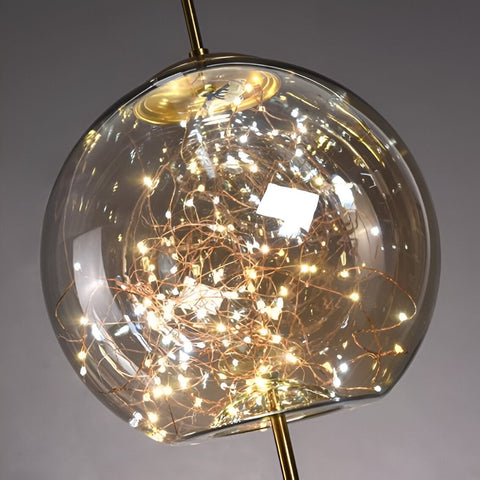 Pendant Light with Modern Glass Shade