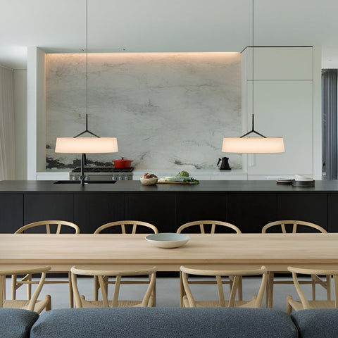 Pendant Light with Minimalist Metal Shade