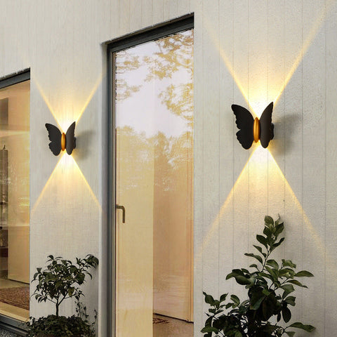 Butterfly LED Outdoor Wall Light