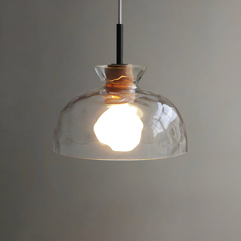 Pendant Light with Clear Glass Shade