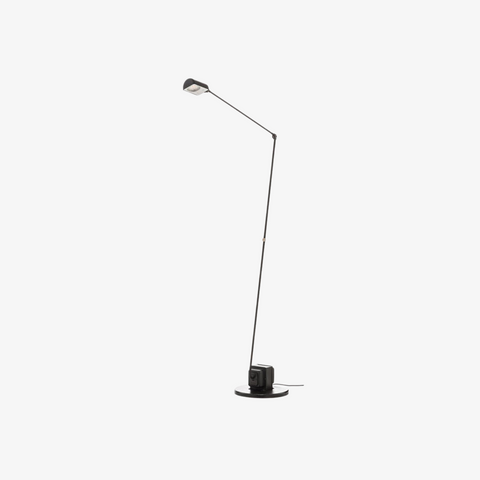 Adjustable LED Floor Lamp with Slim Metal Profile