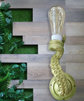 Resin Octopus Tentacle Wall Sconce with Textured Detail — product view