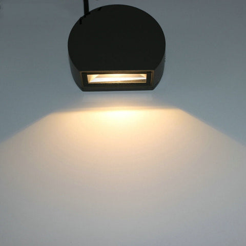 LED Wall Light with Aluminum Body and Warm Downward Accent Lighting