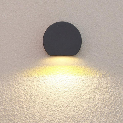 LED Wall Light with Aluminum Body and Warm Downward Accent Lighting