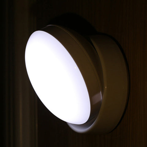 Motion Sensor Wall Light with Rotating Magnetic LED Head