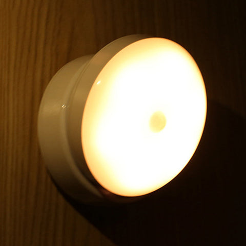 Motion Sensor Wall Light with Rotating Magnetic LED Head
